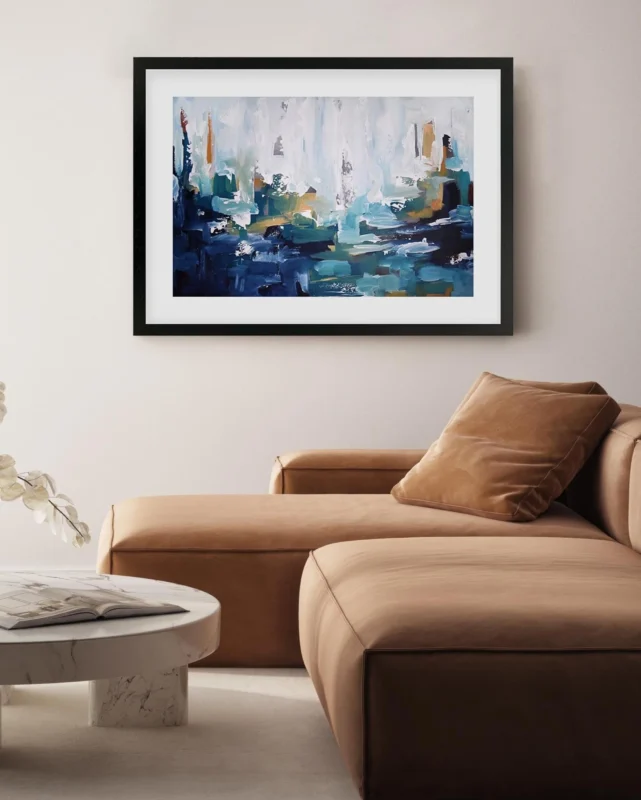 Large-scale abstract artwork