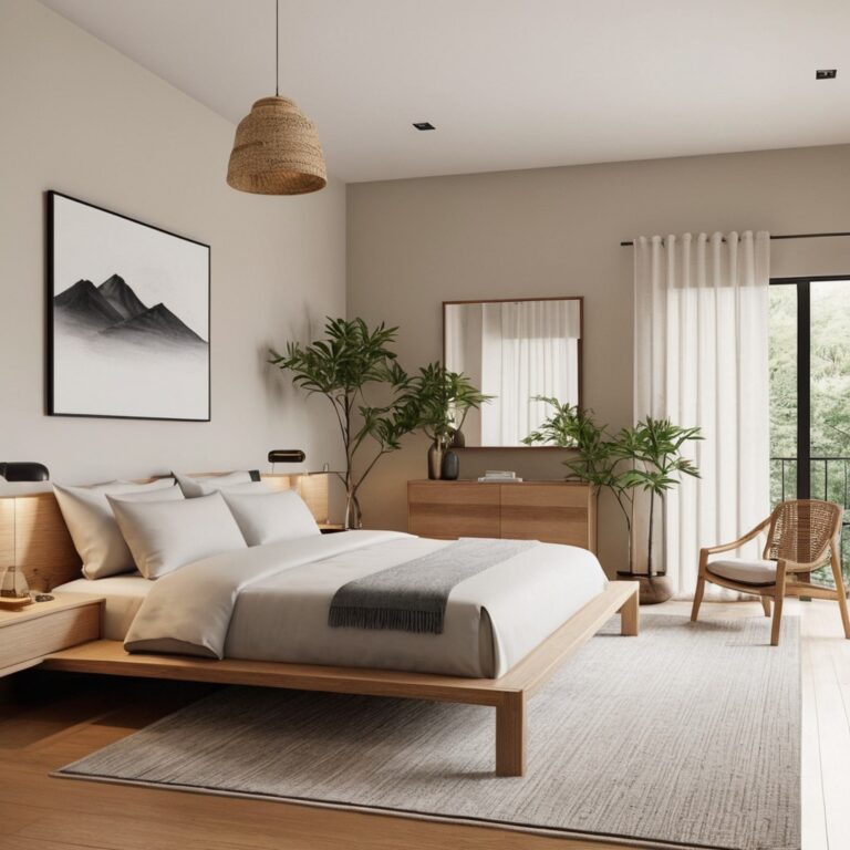 Japandi Bedroom Ideas