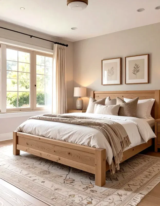 Transitional Craftsman Bedroom