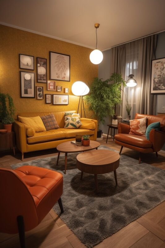 Moody Gallery Wall Arrangement