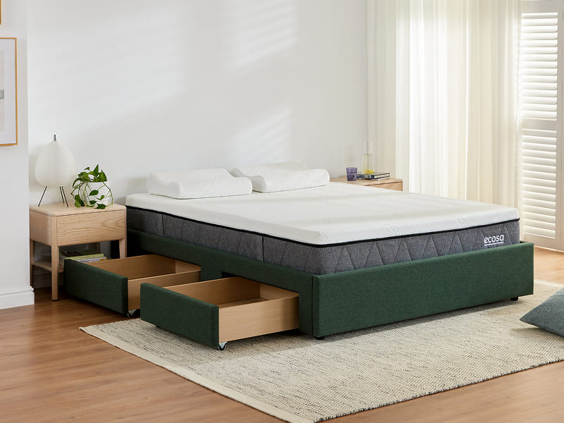 Platform Bed with Built-In Storage