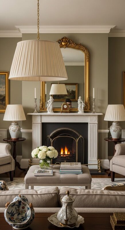 Pleated Fabric Lampshades