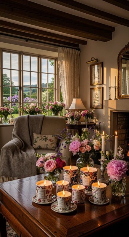 Scented Floral Candles