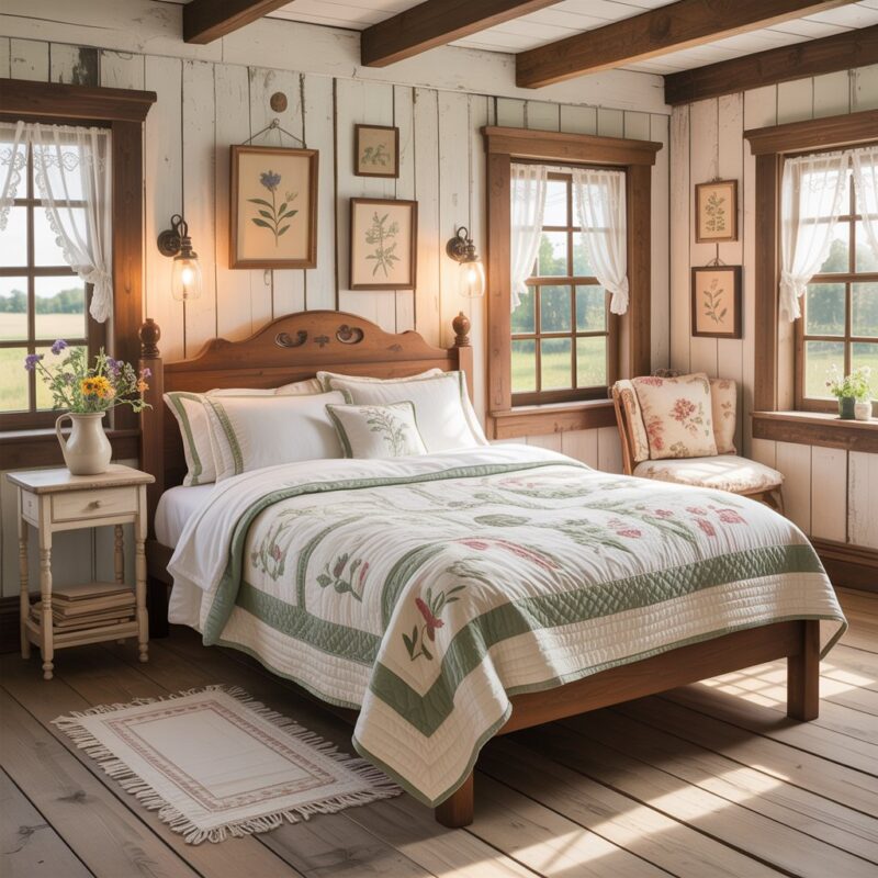 Simple Cottage Bedroom