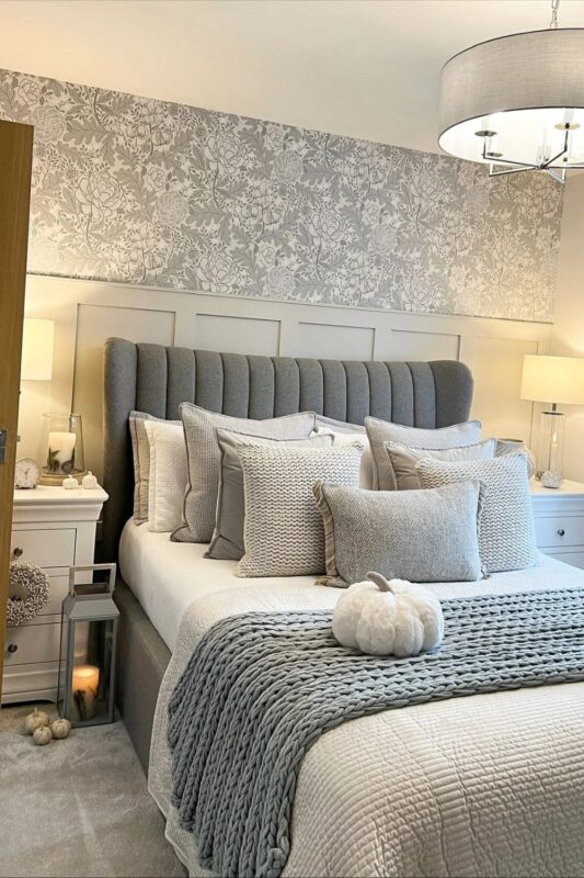 Soft Beige Panel Wall