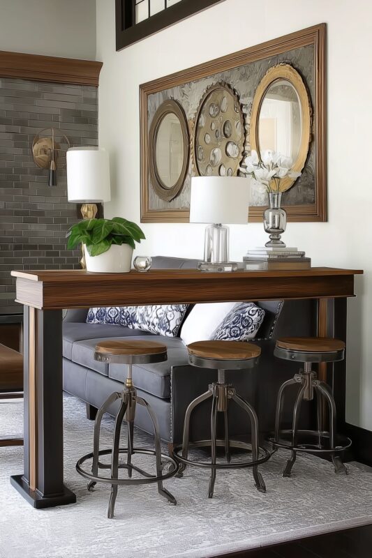 Mirrors Above the Table