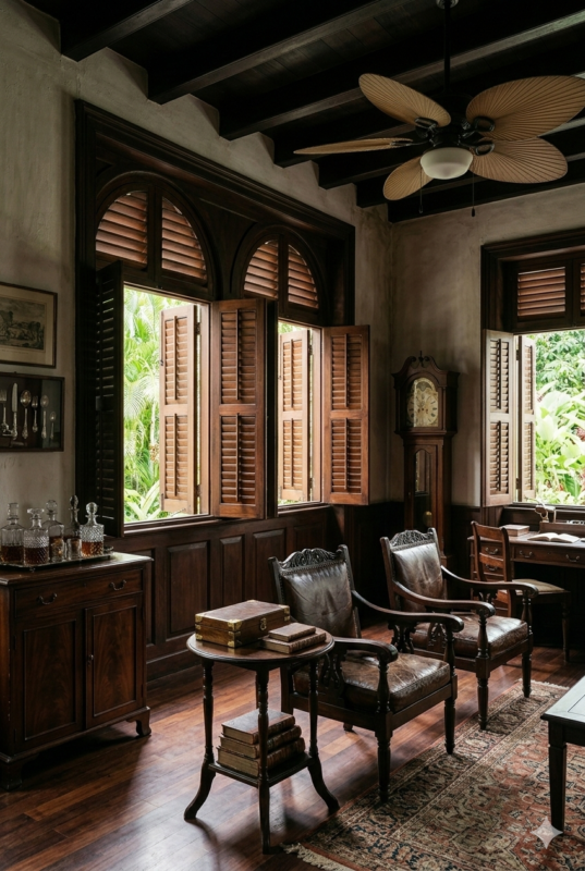 Traditional Wooden Window Shutters