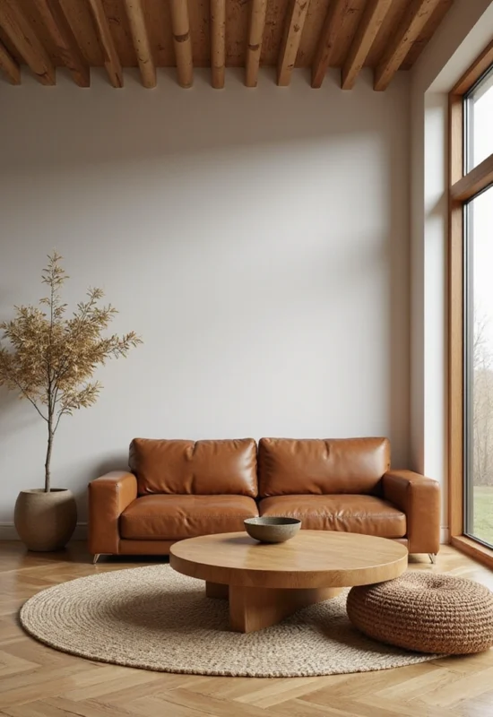 Zen-inspired living room.