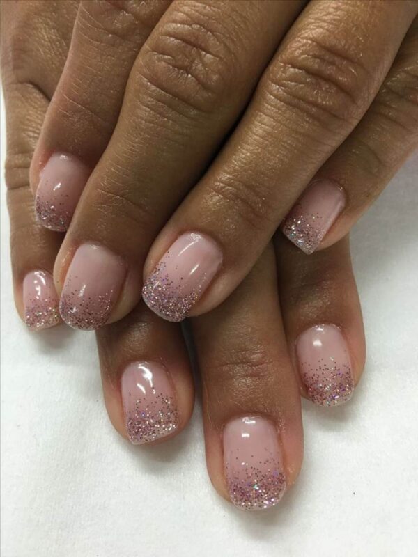 Ombre Glitter Accents