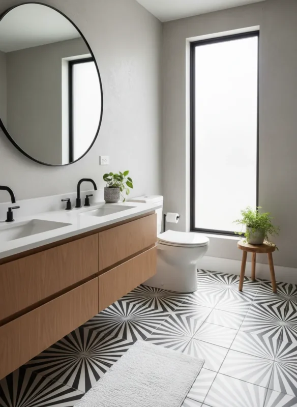 Geometric Floor Tiles