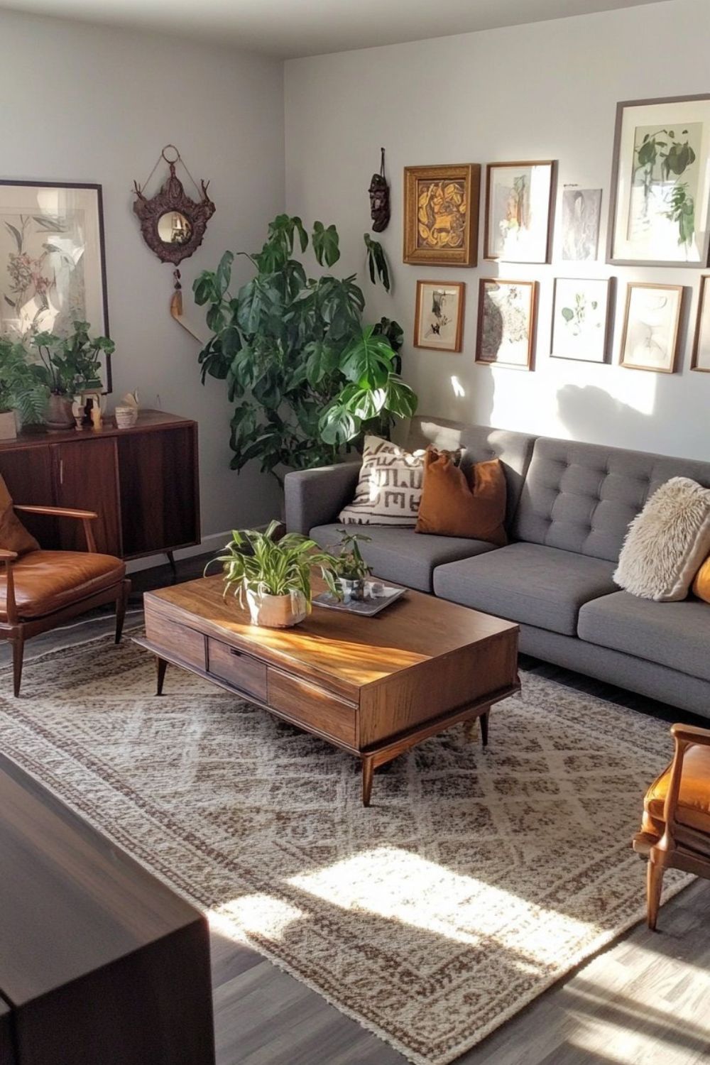 A Modern Eclectic Living Room Design