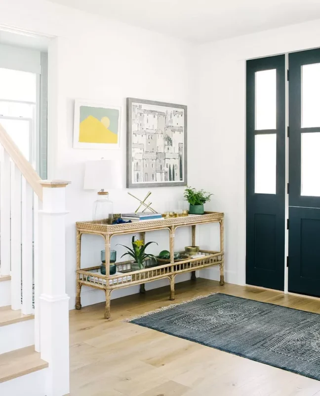 Display Favorite Plants in the Entryway