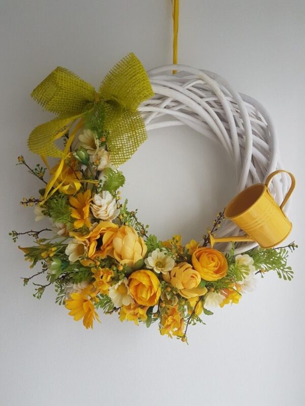 Golden Garden Watering Can Accent