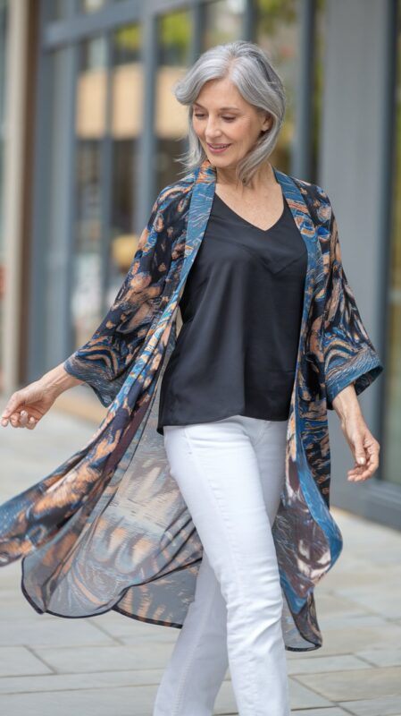 A statement kimono