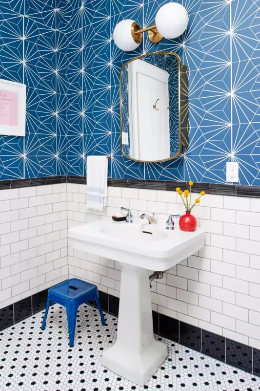 Mix Tiles for a Midcentury Patterns