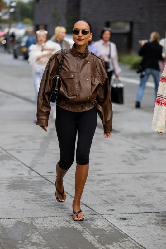 With a Bomber Jacket