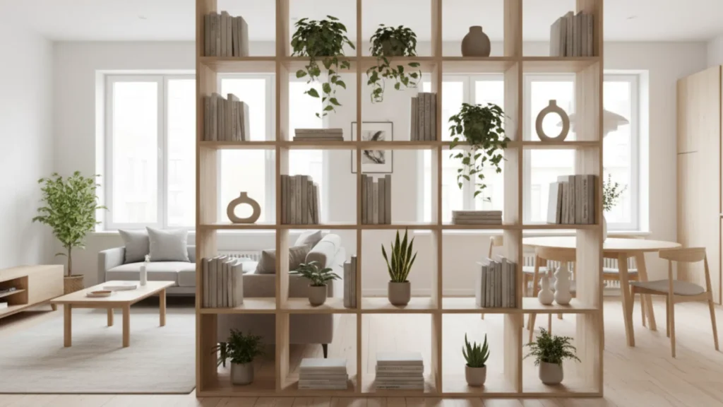 Open Shelving Divider