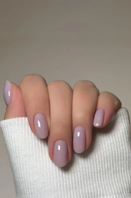 Mauve Jelly Nails