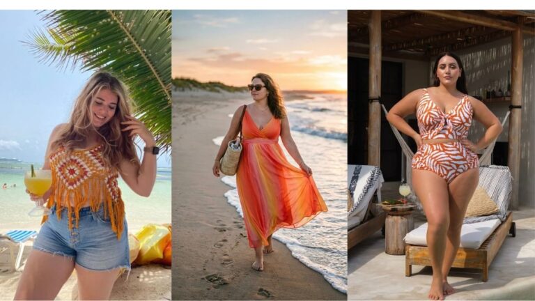 plus size beach summer outfits for curvy women