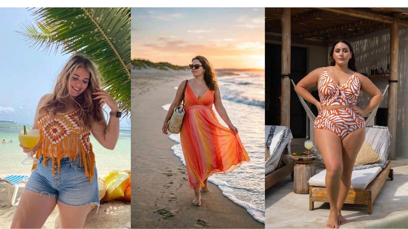 plus size beach summer outfits for curvy women