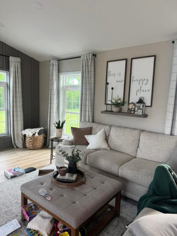Alabaster in living room