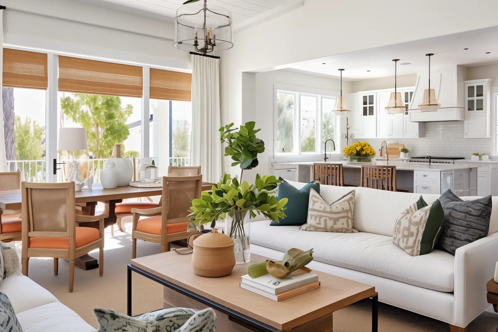 Dining room living room combo