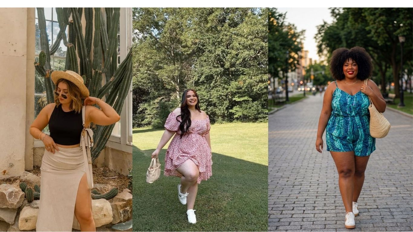 summer vacation outfits for plus size women