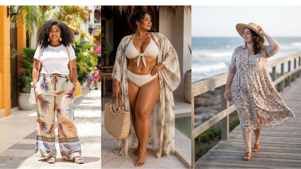 summer cruise outfits for plus size women