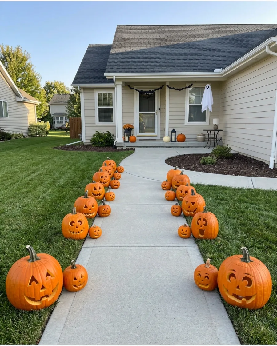 DIY Halloween Walkway