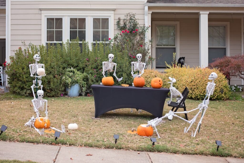 DIY Halloween Front Yard Decorations