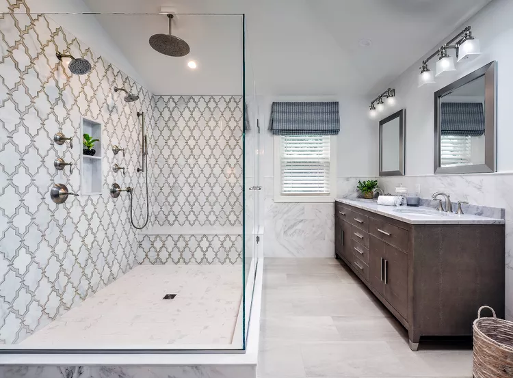 walk in shower for two persons