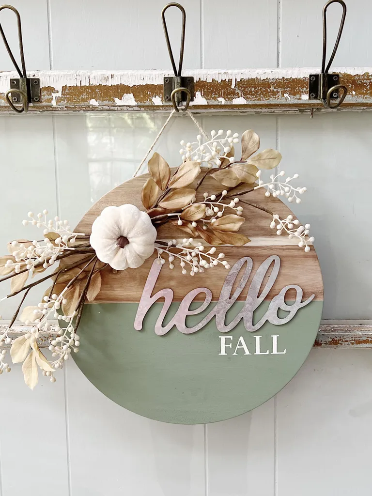 fall front door wreath