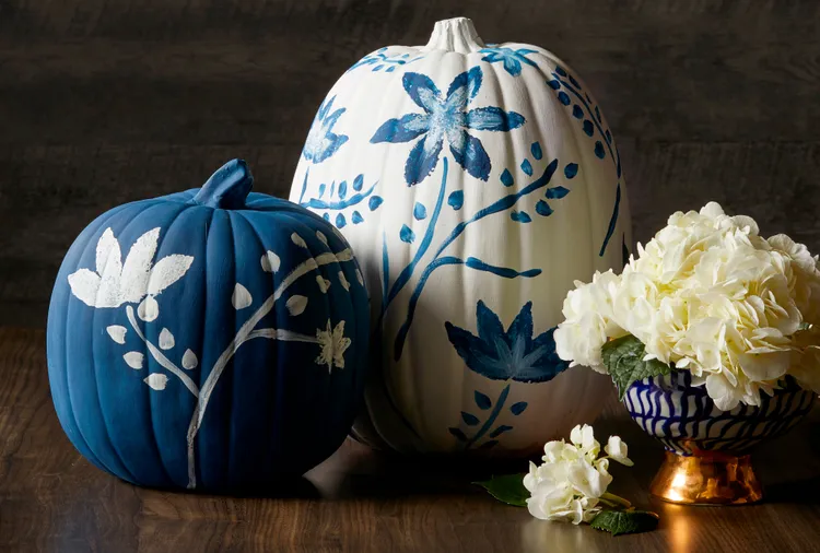 DIY No-Carve Pumpkin Decoration