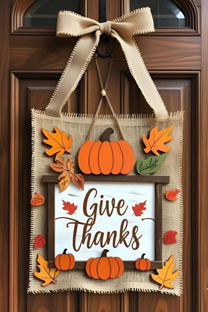 Thanksgiving office door decorations