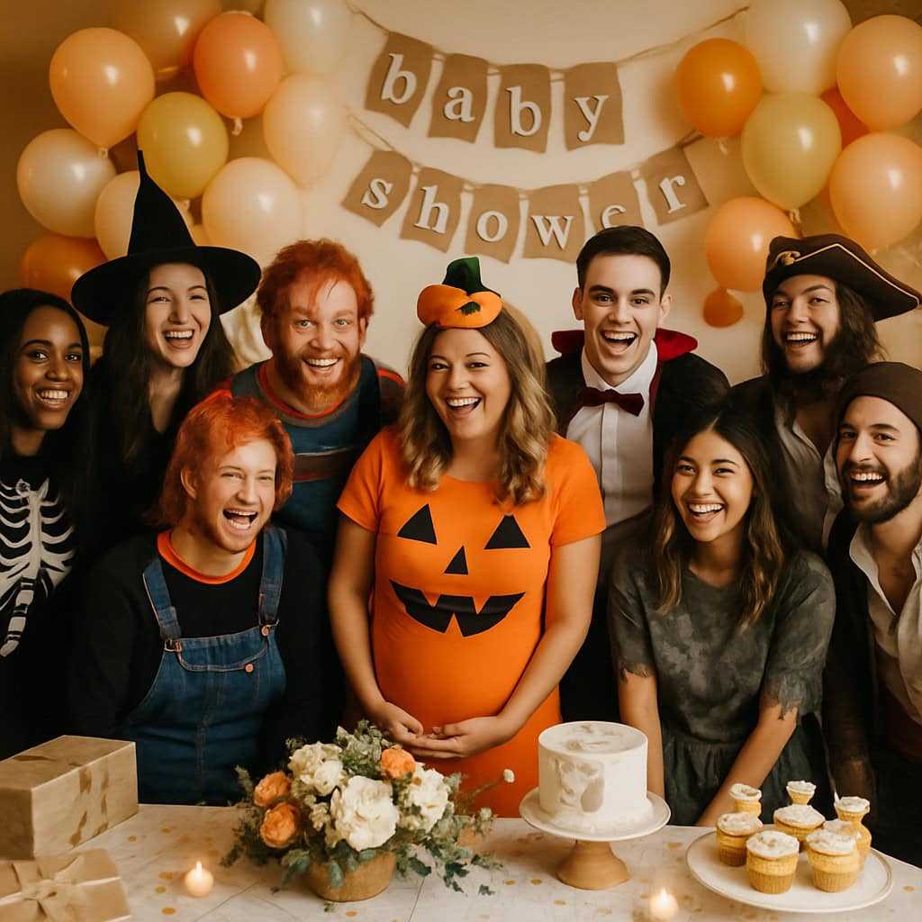 Halloween Costume Contest for Guests in a baby shower